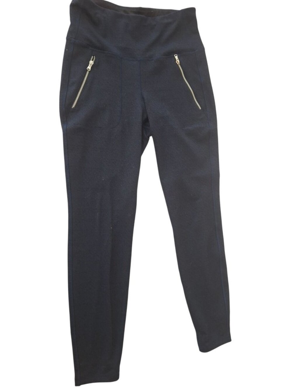 Old Navy Active Womens S Black Compression Pants Zip Pockets Athleisure Leggings